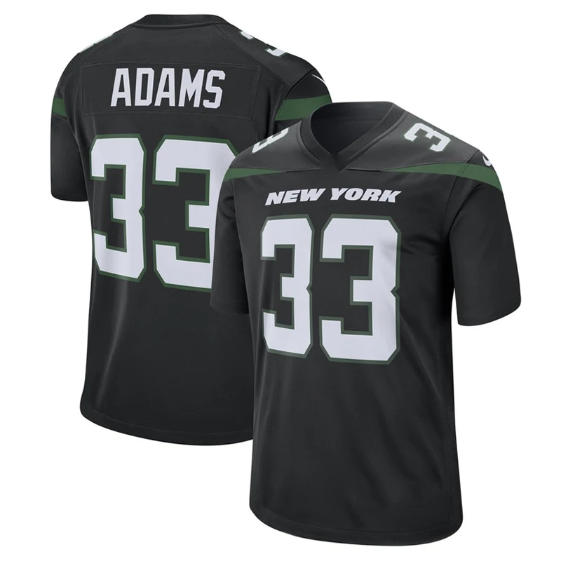 

14 Sam Darnold 26 Le'Veon Bell 12 Joe Namath 33 Jamal Adams Embroidery Logos American football Jersey