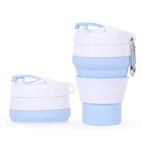 

Eco- friendly BPA Free Silicone Travel Coffee Cup Reusable Foldable Coffee Cup