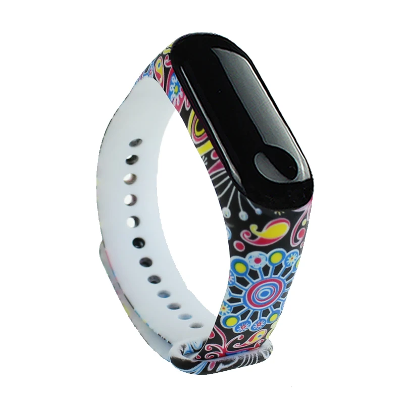 

Colourful Replacement Band Strap Wristband for Xiaomi Mi Band 3 Band Smart Bracelet Accessories(No Tracker), Multi-color optional or customized