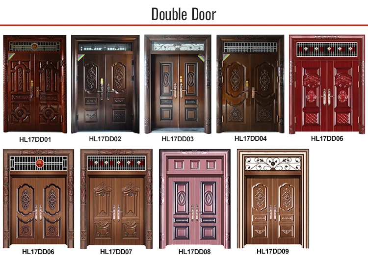 Double French Open Main Door Grill Design Luxury Design Front Door