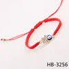 Good lucky gift red rope braided bracelet women hamsa hand evil eye charm string bracelets