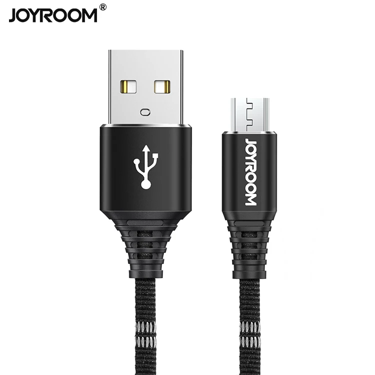 

Joyroom USB Fast Charging Fabric Cable Braided Micro Usb Power Cable, Black/red/blue