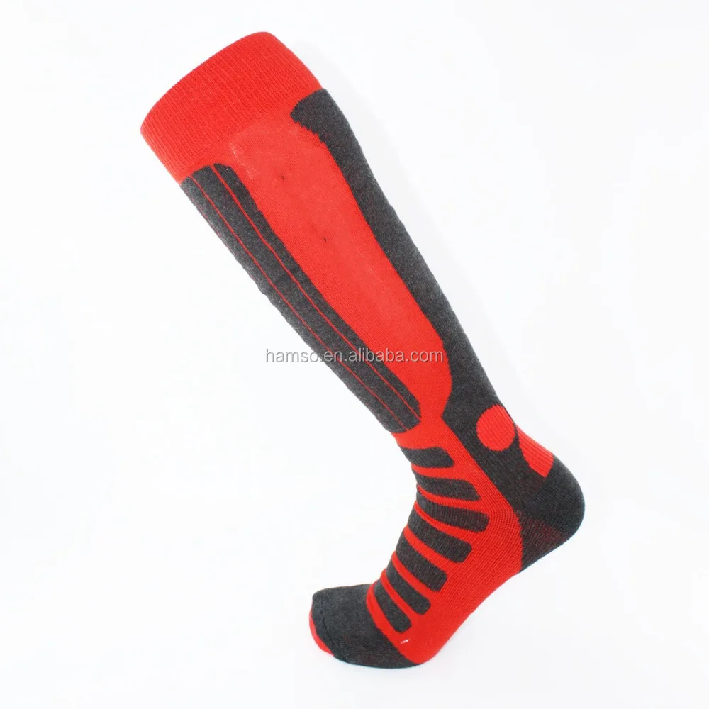 

Coolmax cotton nylon compression SKI socks knee high