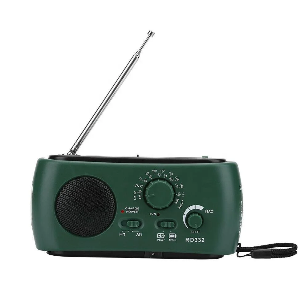 

3LED solar dynamo radio with LED torch and cell phone charger