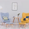 Latest new home furniture designed modern fresh style corner fabric sofa