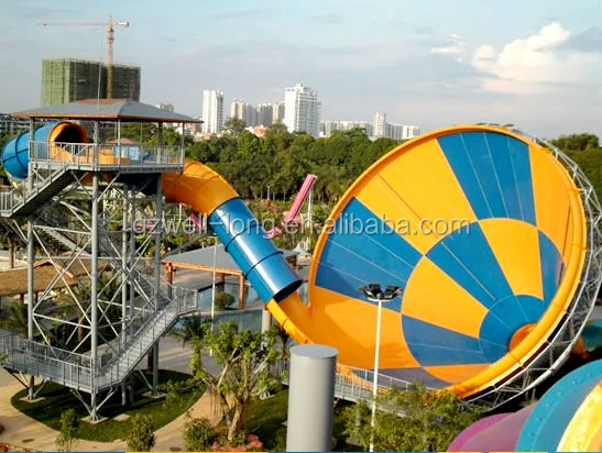 large outdoor water slide