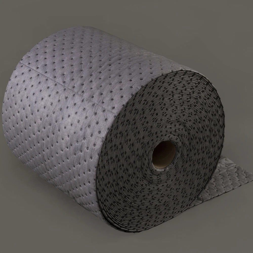 Universal absorbent roll liquid and oil absorbent roll