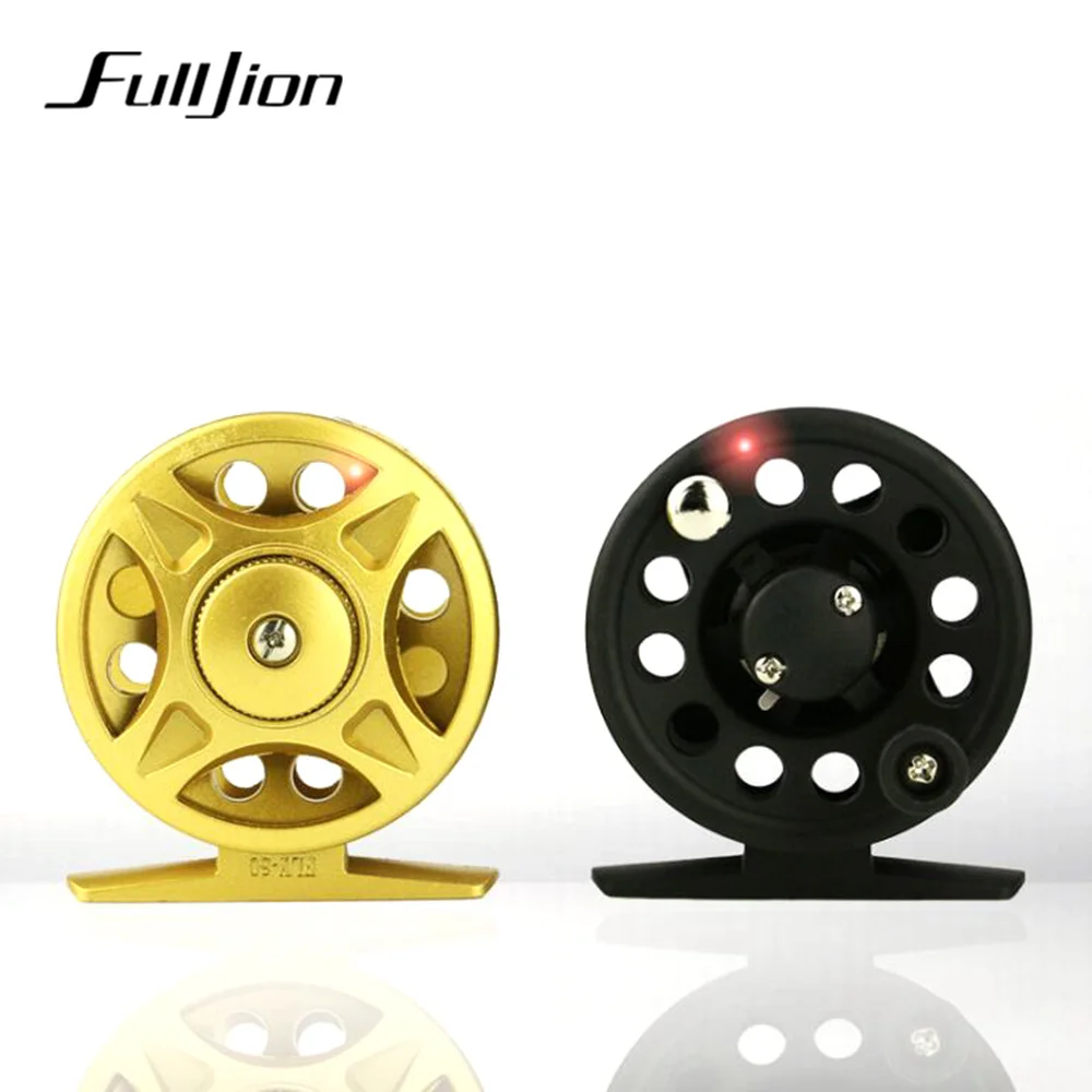 

Fulljion 2+1BB Plastic Fishing Fly Reel, Gold,black