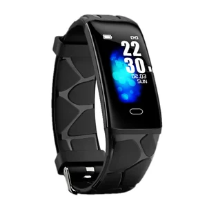 2019 Latest Waterproof IP67 Smartwatch 0.96 Color Screen Fitness Blood Pressure Monitor Pedometer Smart Bracelet IOS E58