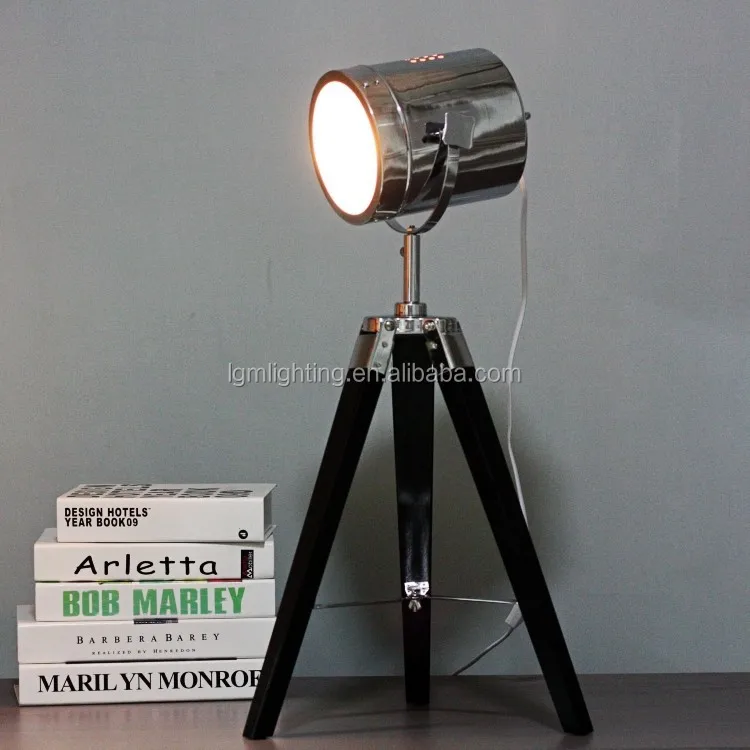 Venta caliente iluminaciones modernas lampara escritorio de madera ...