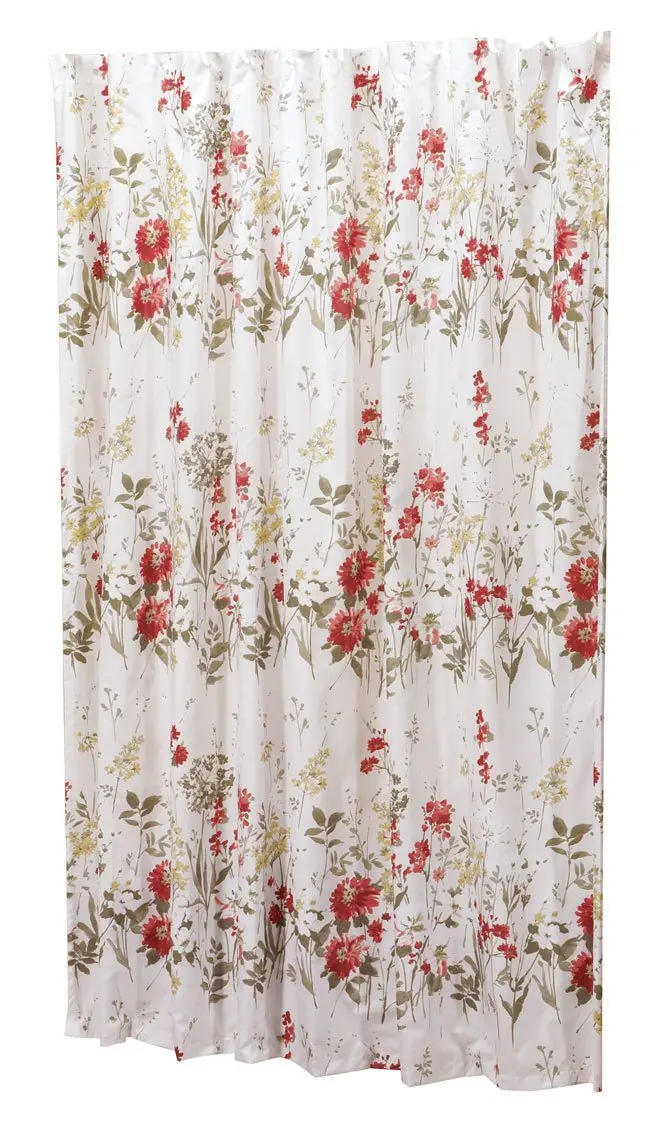 Fox Valley Traders Ruby Meadow Shower Curtain by OakRidgeTM