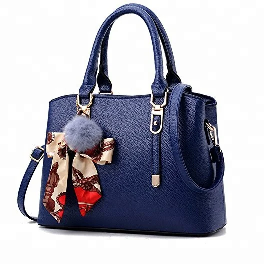 wholesale designer custom ladies leather shoulder hand bag tote bags women pu handbags 2018