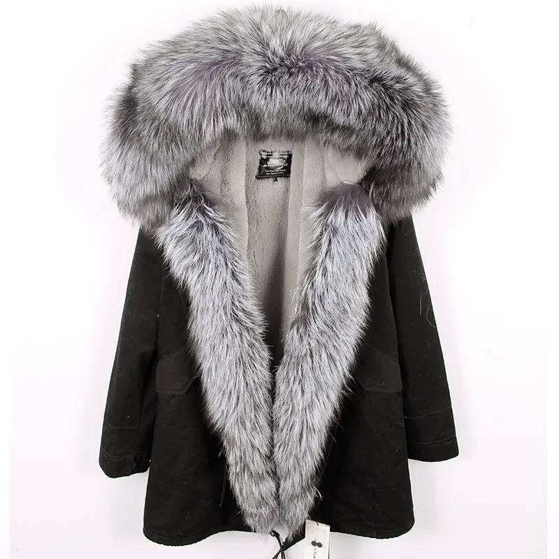 

Long Style High Quality Women Fox Fur Coat ladies winter jacket, Customized color