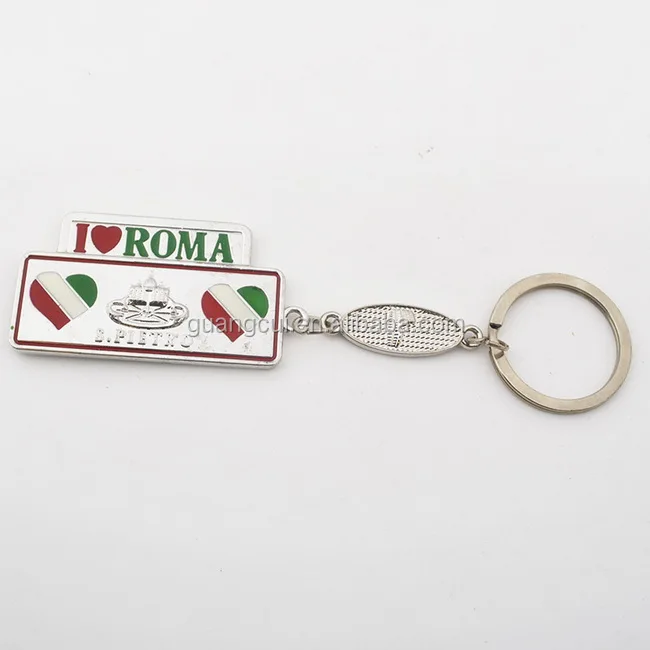 Portachiavi in legno Colosseo Roma gadget Wooden keychain gift