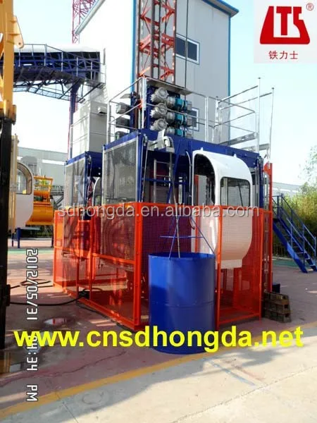 
Double-cage SC100/100 Building Construction Lift/Elevator with CCC/ISO9001 Certificate on Sale 