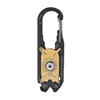 Carabiner Survive Tool Key Chain Hook Utility Ring Outdoor Camping Climbing Hiking