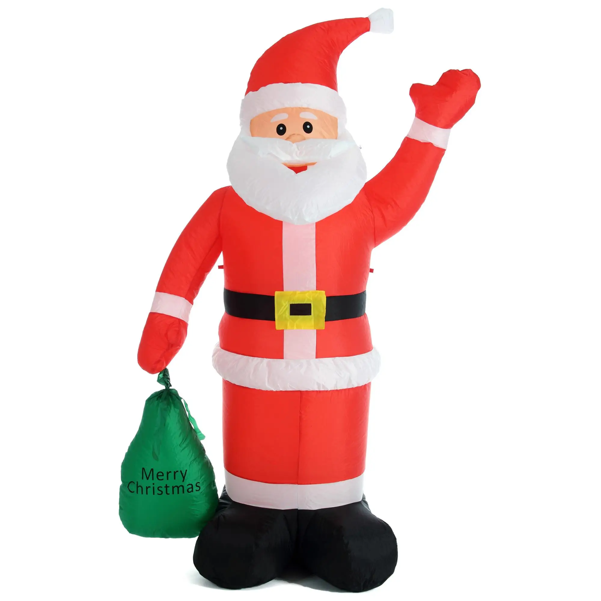 6ft Christmas Inflatable Santa Claus With Gift Bag Yard Garden ...