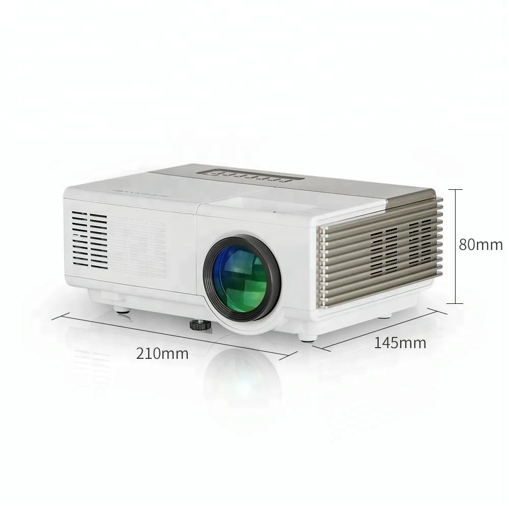 

CAIWEI portable smart projector with HD USB VGA TV AV led mini portable projector