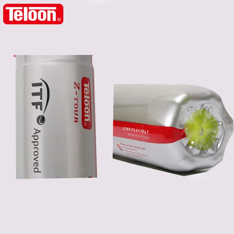 
High quality Brand Teloon OEM Pressurized tennis ball For ITF approved 