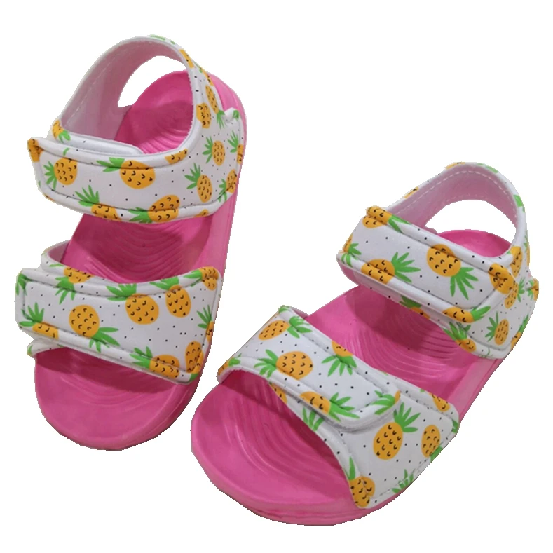 

Custom Wholesale Sandale Plastique Baby Beach Sandals For Kids Girls Fruit Sandals Size EU 18-29#