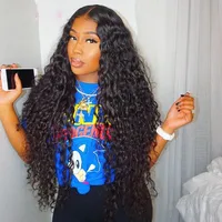 

Curly frontal lace wig and brazilian human hair 180 density body wave