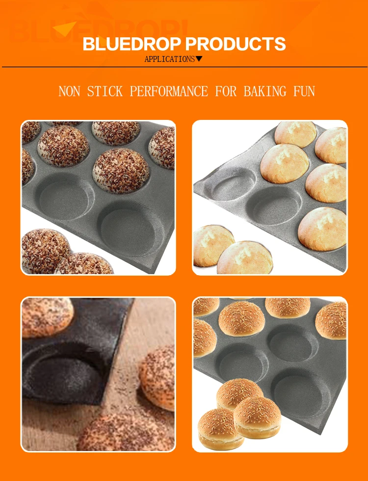 Silicone Forma Pao De Hamburguer Forno Bakeware Baking Moldes Para