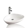 China supplier ceramic sanitary ware triangle shell shape hand wash basin
