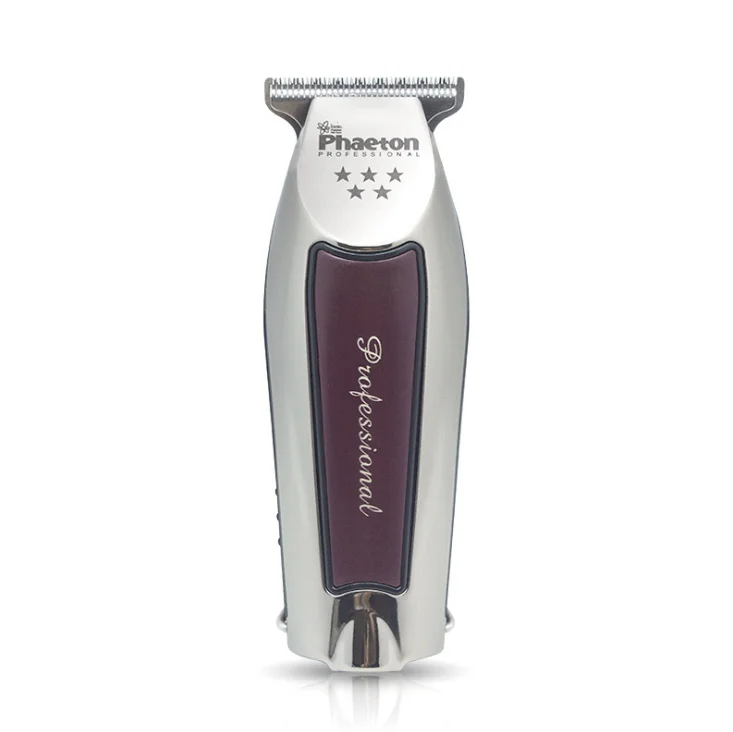 

Good quality and professional 3.7Volt. DC hair trimmer electric hair clipper for Adult and baby, Silver and red