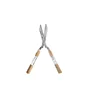 Non telescopic wood handle pruning grass lawn shear hedge pruner