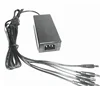 SDPower ac 100-240v charger dc 12v 5a adaptor with 5 cables ends for cctv
