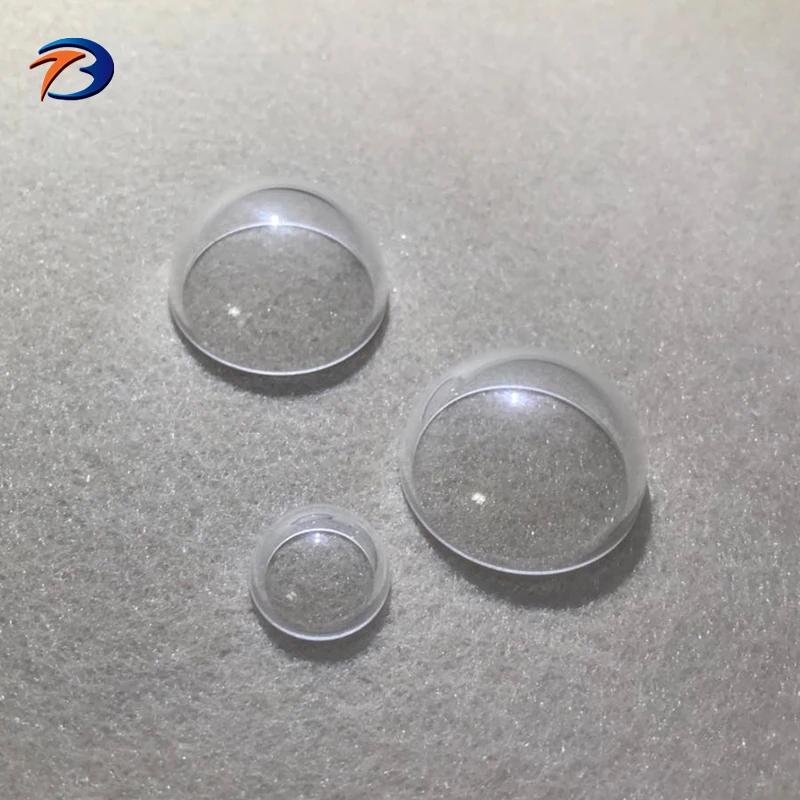 Customized optical hemisphere dome glass lens for underwater camera