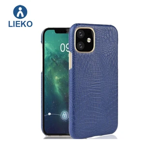 Crocodile PC Leather Hard Back Cover Case iPhone 11