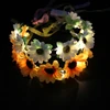 creative led rustic head wreath led wedding light flower headband halloween