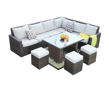 8pcs New Design Top Quality Alu K/d Sofa Set With Foot ...