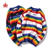 Custom Long Sleeve Slim Fit Pullover Winter Acrylic Cotton Knit Sweater Couple