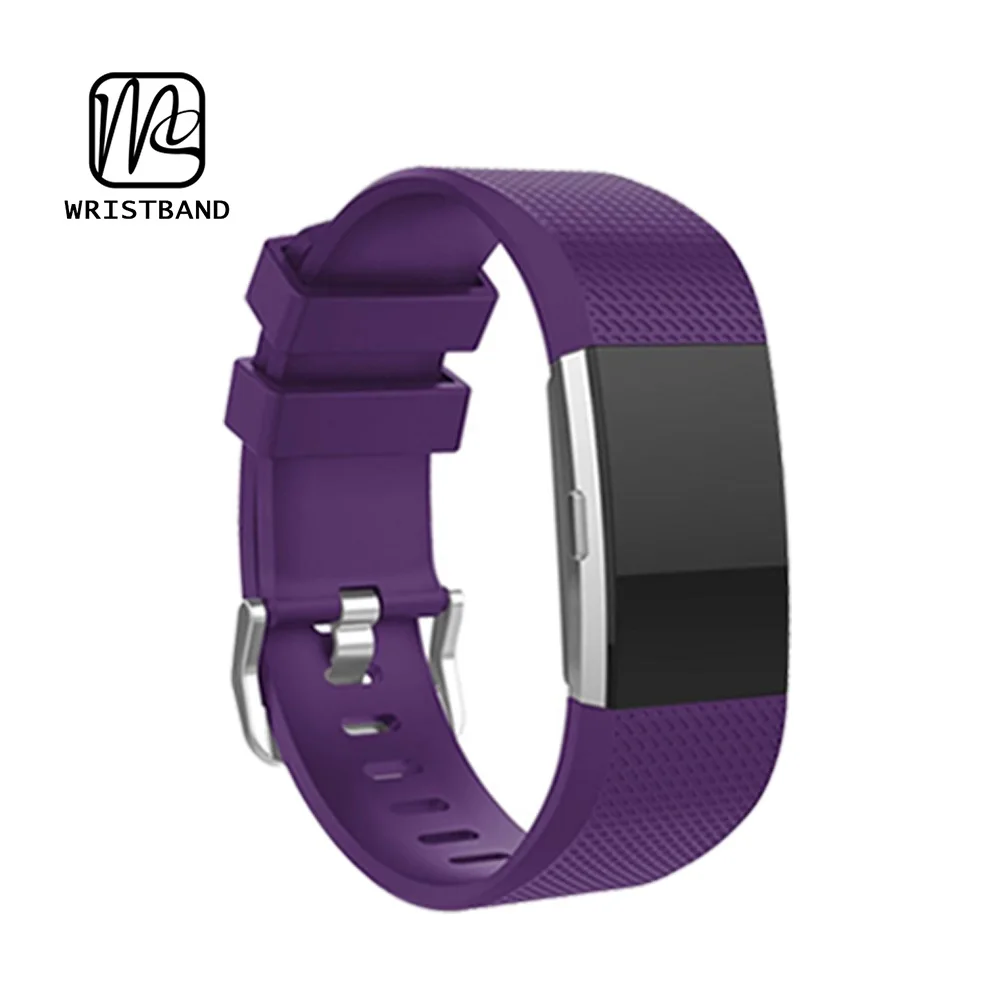 

wholesale High Quality Sport Silicone Wristband for Fitbit charge 2 Replacement Band, Colors