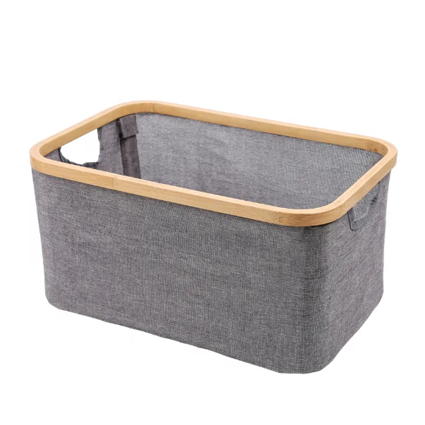 

Wholesale Bamboo Laundry Basket Collapsible Storage, Natural