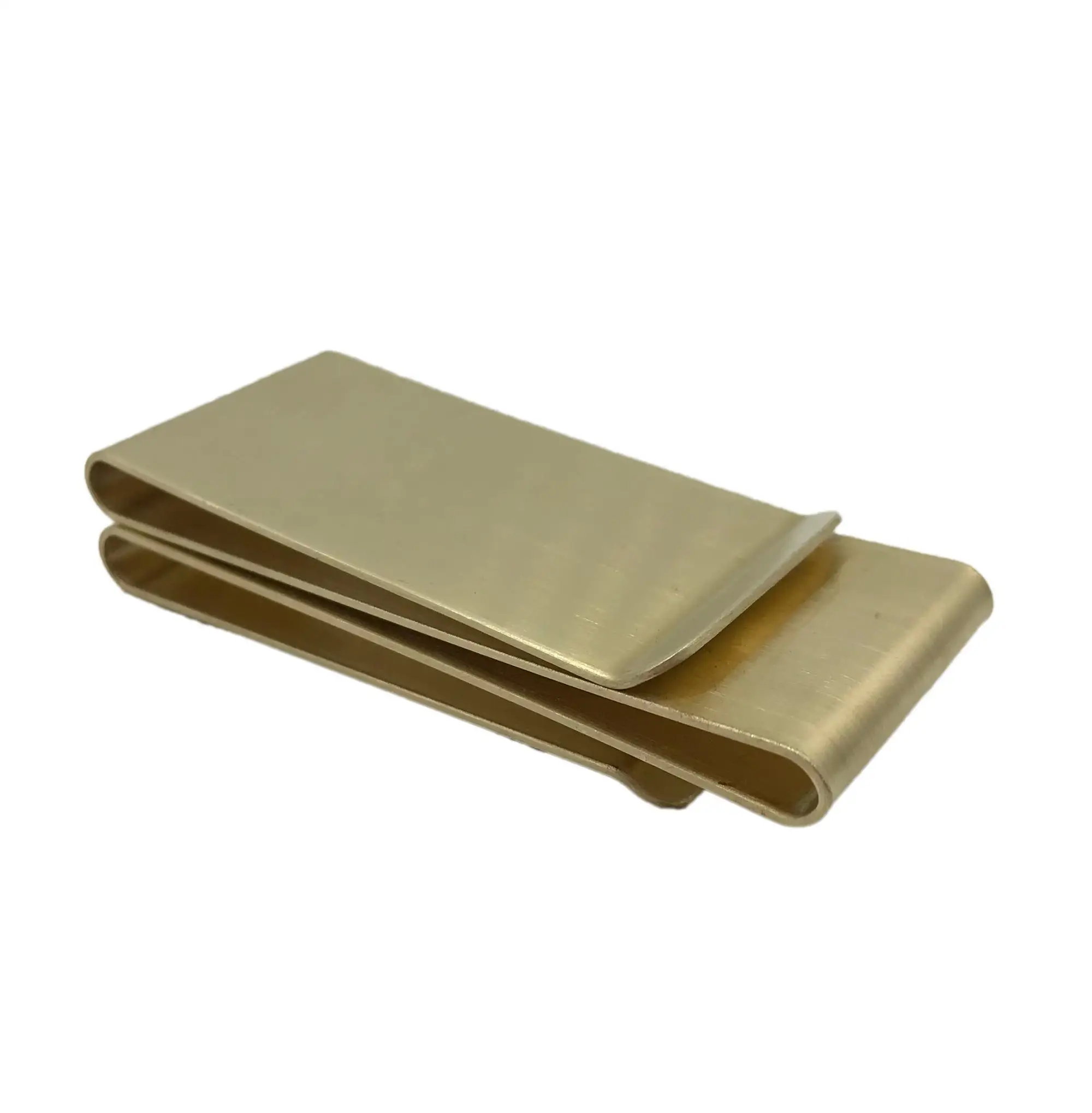 Wholesale Custom Stainless Steel Brass Metal Blank Money Clip Hardware