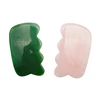 Factory Direct Sales hot sell genuine xiuyan green jade roller high quality face massage set Gua Sha point