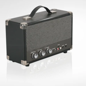Portable Retro Suitcase Speaker with HD Sound and Bass