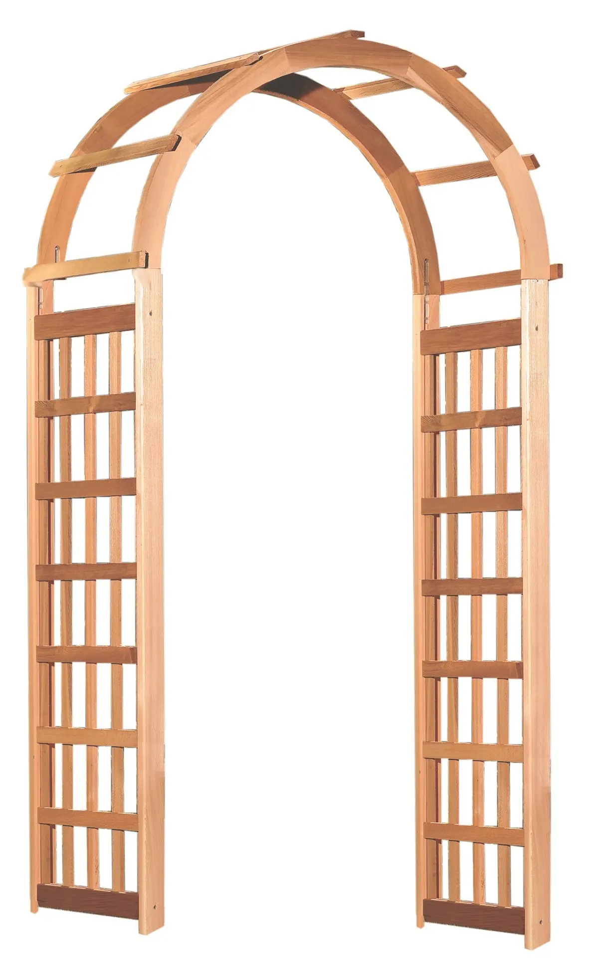 buy arboria rosedale garden arbor cedar wood over 7ft high