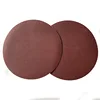 red color hook and loop backing abrasive sanding disc for grinding stainless steel