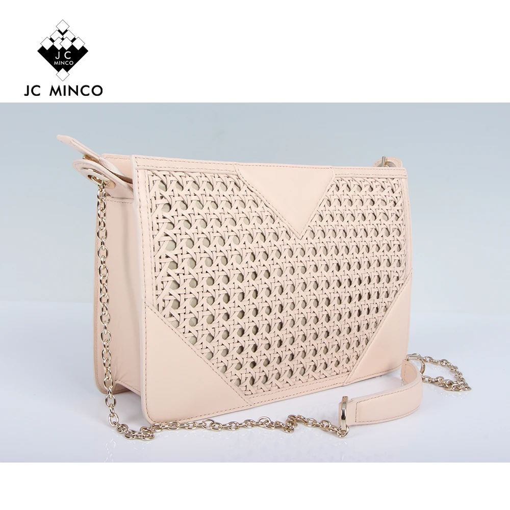 Customized Brand Design Knitted Handbag Luxury Las Hand Bags Crossbody Bag With Logo Women Real Leather