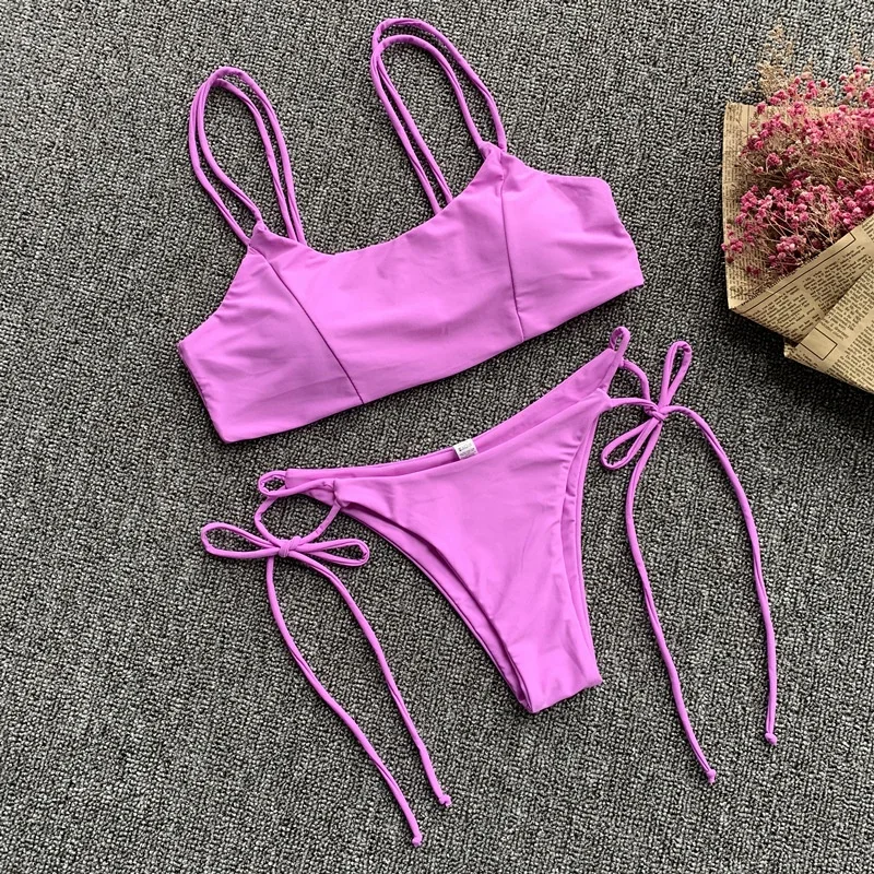 

B23564A New design lady bandage swimsuit sexy swimsuit beach Bikinis