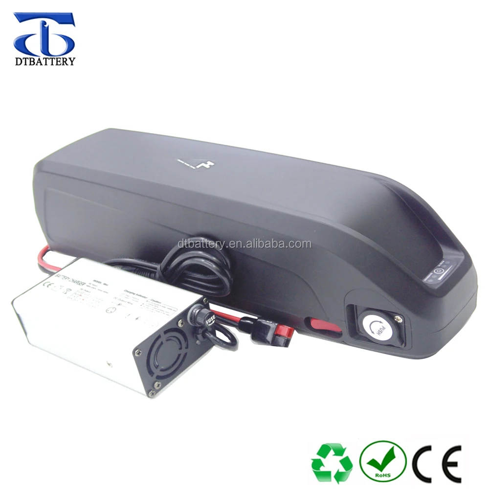 

Ready to ship Powerful 10S5P 17AH 18650 Lithium Ion cells 36V 17.5Ah big hailong ebike li-ion battery pack with charger, Black