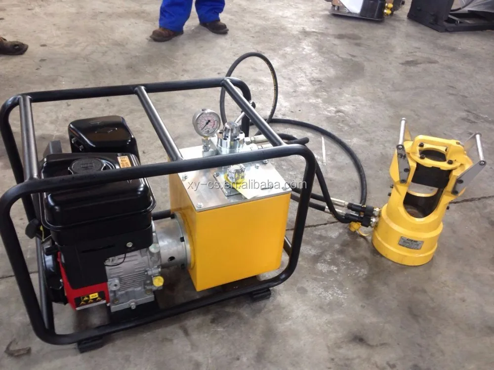 Motorized Hydraulic Compressor Hydraulic Crimping Tool with Gasoline Engine 100 tons 200 tons