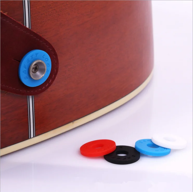 

wholesale silicone bass belt lock button rubber guitar strap lock