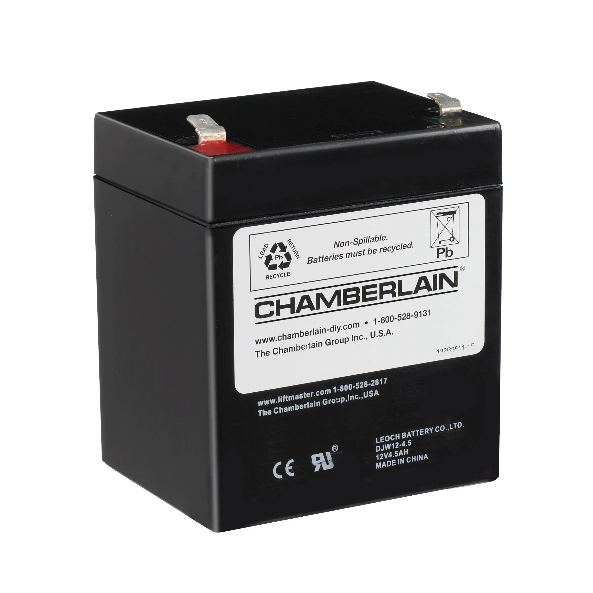 This is an AJC Brand Replacement Liftmaster 475LM Evercharge Battery Back-Up System 12V 4.5Ah UPS Battery Replacement