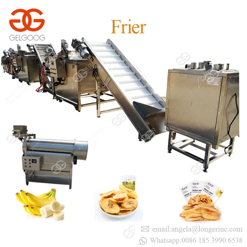 Industrial Automatic Philippine Plantain Slicing Cutting Frying
