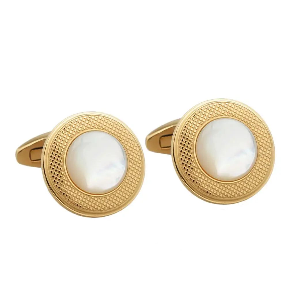 

Men Accessories, Stone Cufflinks with Logo, Black